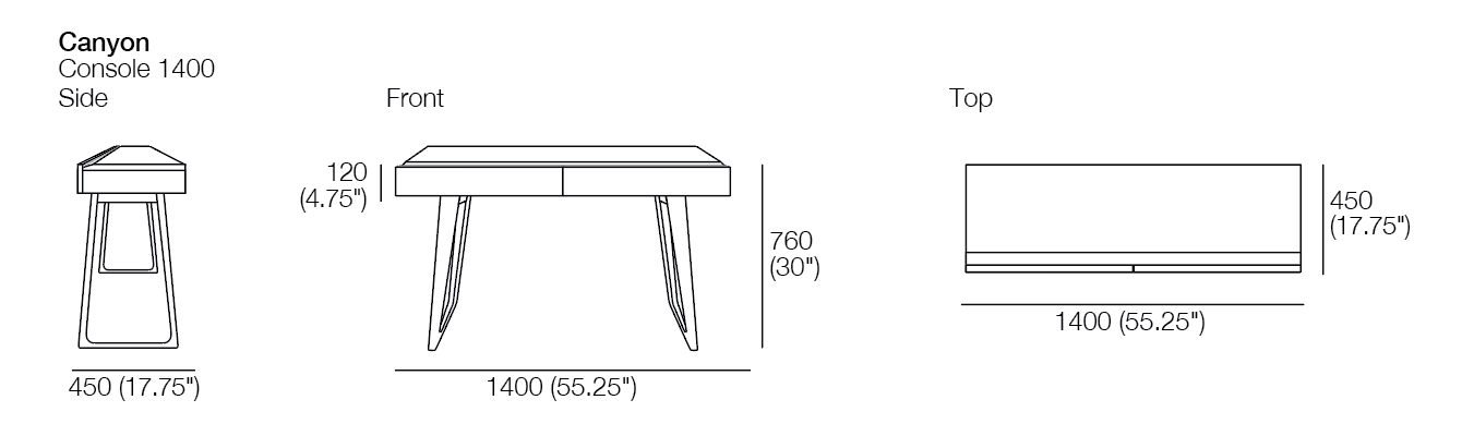 Canyon Console Table