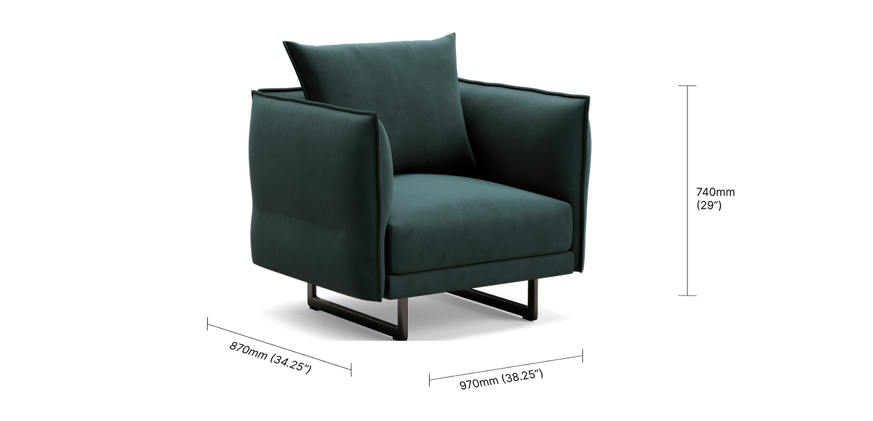 Zaza Fabric Armchair